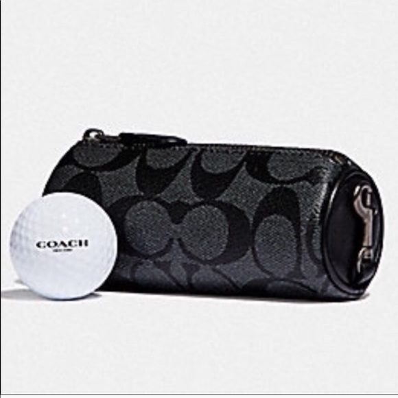 Coach Other - 🎉 HP 🎉🆕 Coach Signature Golf Ball 3 Travel Case